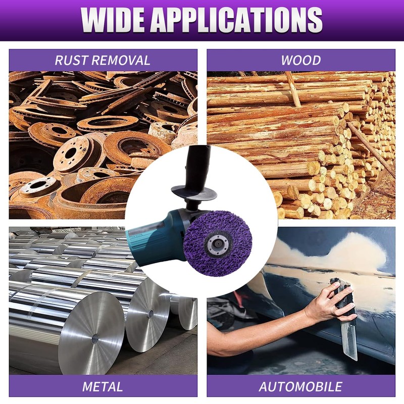 WENORA 10 Pack Strip Discs Stripping Wheel for Angle Grinder,