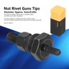 Rivet Nut Tool Tip, Replacement Mandrel for Hand Nut Rivet