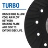 Mercer Industries 326004-4" x M10 x 1.25 Turbo Backing Pad