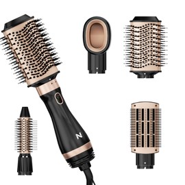 Natrial Hair Dryer Brush That Allows for Quick and Easy Blow Drying and Styling in One Convenient Step, Delivering Salon-Quality Outcomes at Home for a Professional Finish