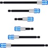 6 Pcs Drill Bit Extension Quick Release Magnetic Screwdriver Bit