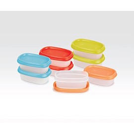 Condiment Cups container with Lids- 8 pk. 3 oz.Salad Dressing Container to go Small Food Storage Containers with Lids- Sauce Cups Leak proof Reusable Plastic BPA free for Lunch Box Picnic Travel