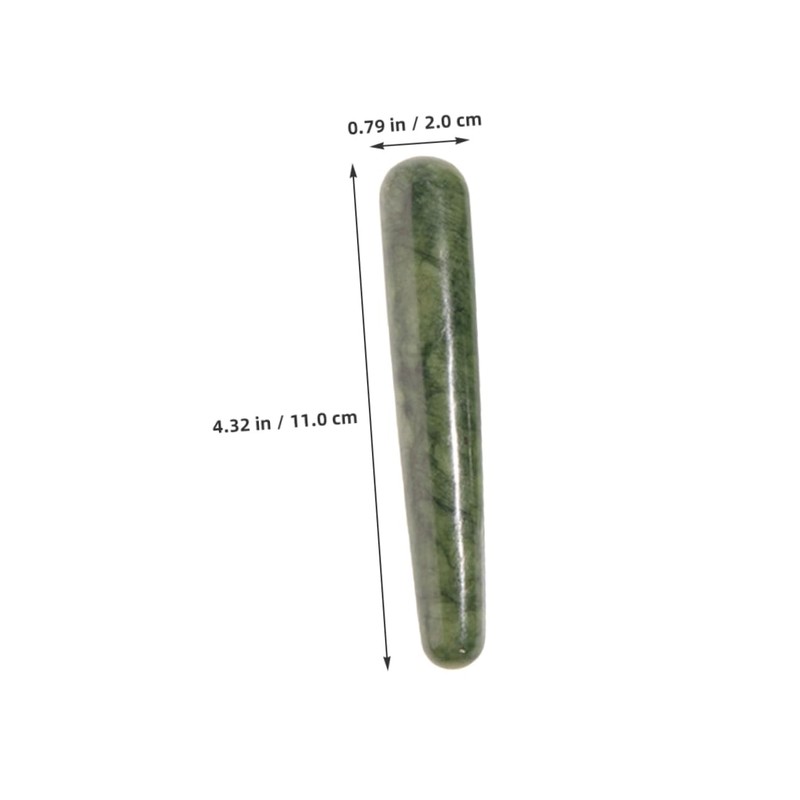 OHPHCALL Jade Acupressure Pen Natural Jade Massage Tool for Acupuncture