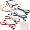 SIGONNA Eyeglasses Holder Strap Cord - PREMIUM ECO LEATHER Eyeglasses