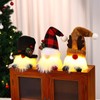 3Pcs Christmas Gnomes Plush with Light, Handmade Swedish Santa Gnomes