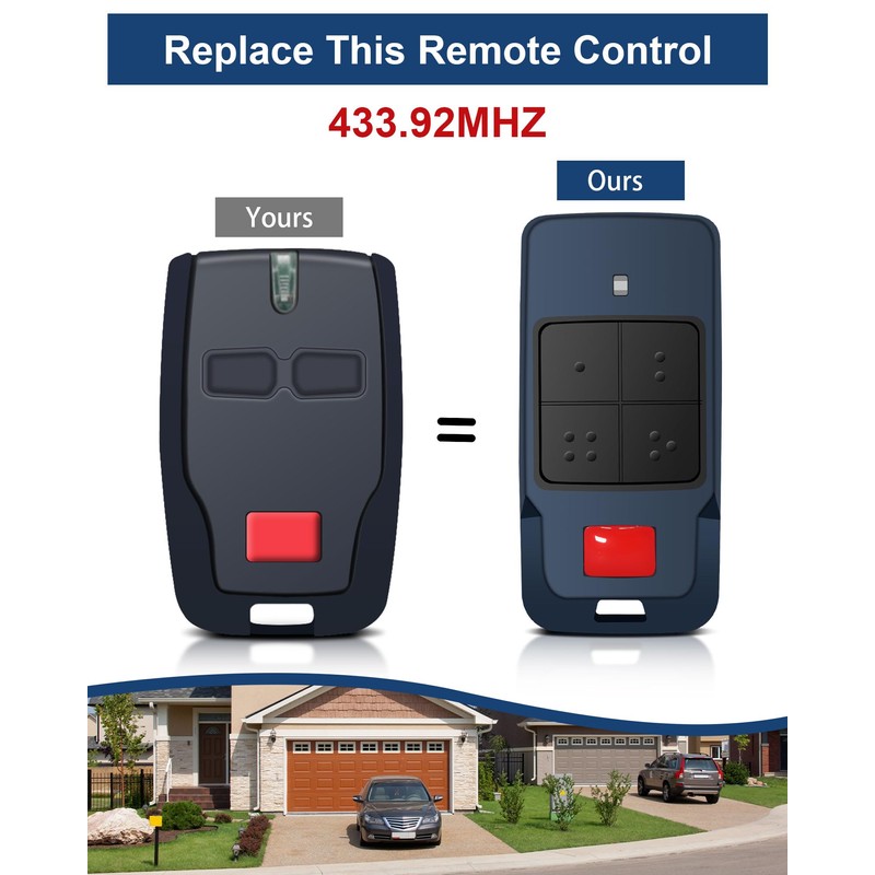 433 MHz Remote Control Handheld Transmitter for Mitto Cool C2