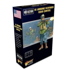 Warlord Games US Airborne (Winter) Pathfinder Squad - 28mm Scale Resin Miniatures for Bolt Action Highly Detailed World War 2 Miniatures