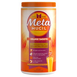 Metamucil Daily Fibre Supplement Smooth Orange, 114 Doses, 673g