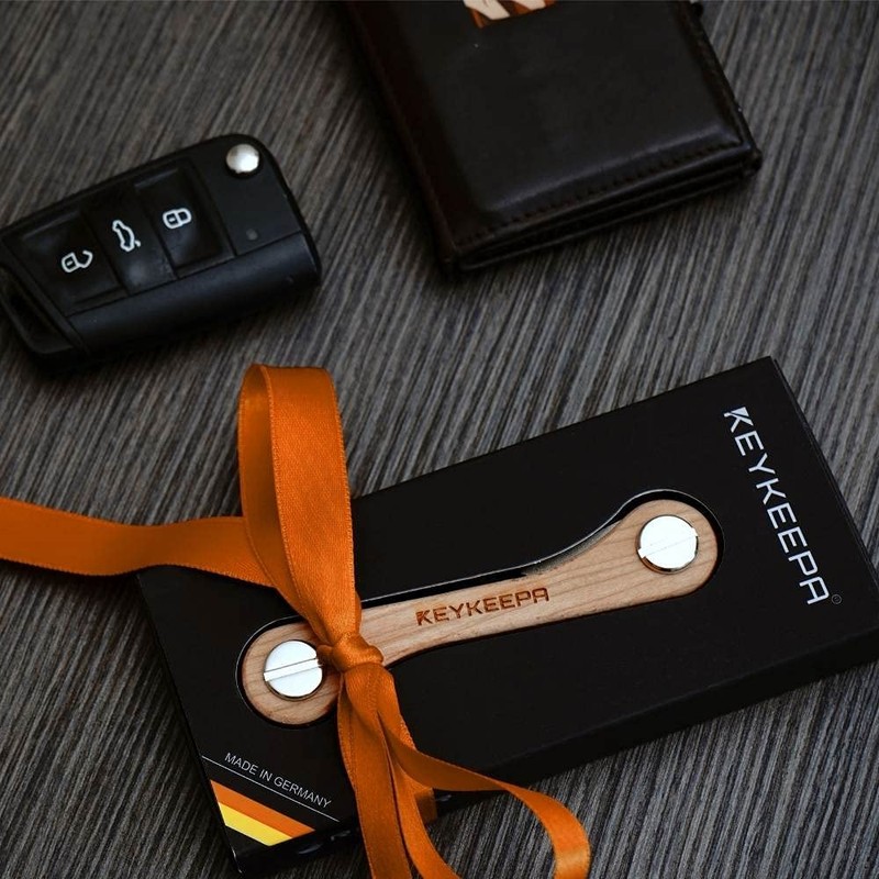 KEYKEEPA® - Leather - Elegant Leather Key Organiser for up
