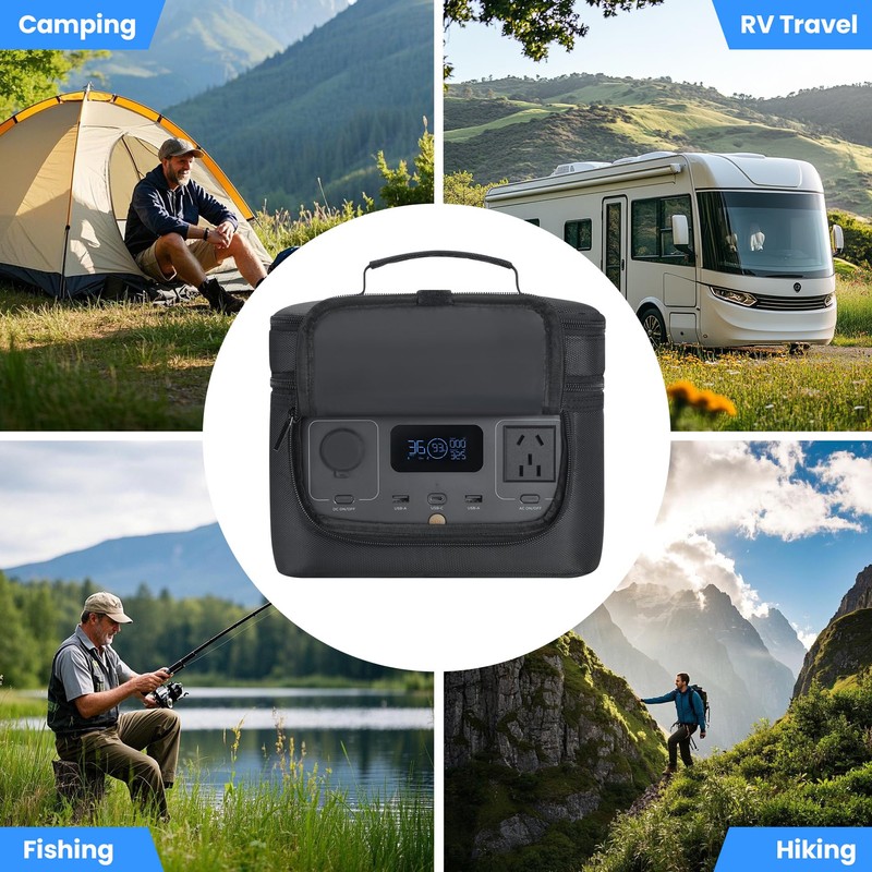 Speqerk Generator Cover Compatible with ECOFLOW River 2, Soft Carrying