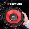 Pyle 10 Inch 600 Watt Red Car Subwoofer with 70