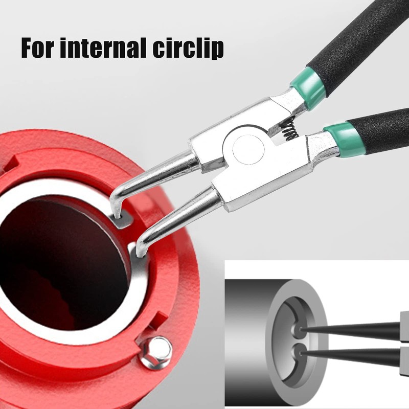 6" inch Circlip Pliers Set 4pcs Heavy Duty Internal/External Snap