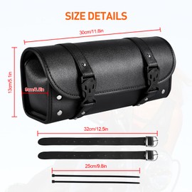 Sresk Motorcycle Tool Bag Universal Motorcycle Handlebar Bag Saddlebags Motorcycle Front Fork Bag Storage Bag