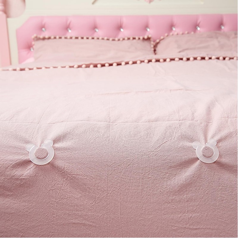 ArrErr 12 Set Duvet Cover Clips Down Comforter Grippers No-Pin