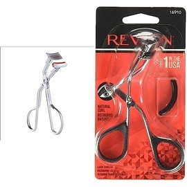 Revlon 309970075538 Rizador de Pestanas de alta Precision, Plata, Estandar, Paquete de 1 + Eyelash Curler Na, 1 Cuenta