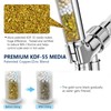KOSNEW 2PCS Shower Filter Replacement, Hard Water Softener, Upgraded KDF