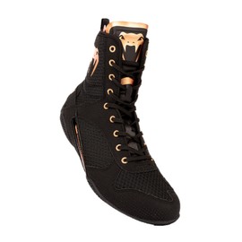 Venum Elite Boxing Shoes - Black/Bronze