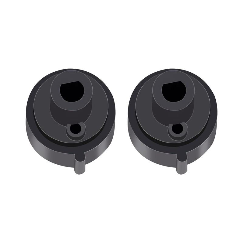 Ciuouient 2Pcs Replacement Knobs,Black,Plug and Play