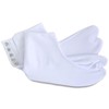 NISHIORI Women's Tabi Socks, Stretch, 5 Pieces, Easy Stretch, white,