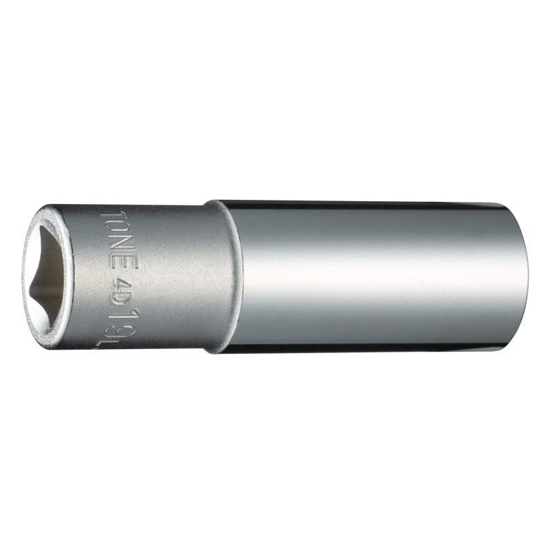 TONE Deep Socket (12 Square) 4D-19L Insertion Angle 0.5 inch