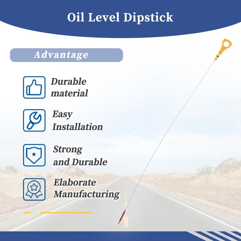 Oil Level Dipstick 26611-3CKA0 Compatible with Hyundai Genesis Sedan G80