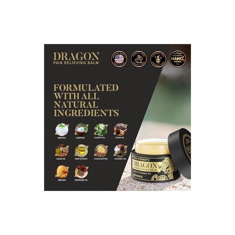 Americanna Wellness Dragon Balm 2.0oz Extra Strength
