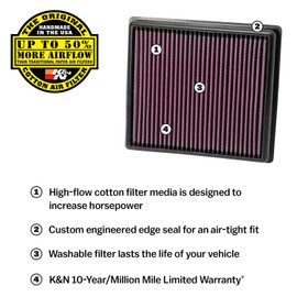 K&N 59-5005 Air Filter