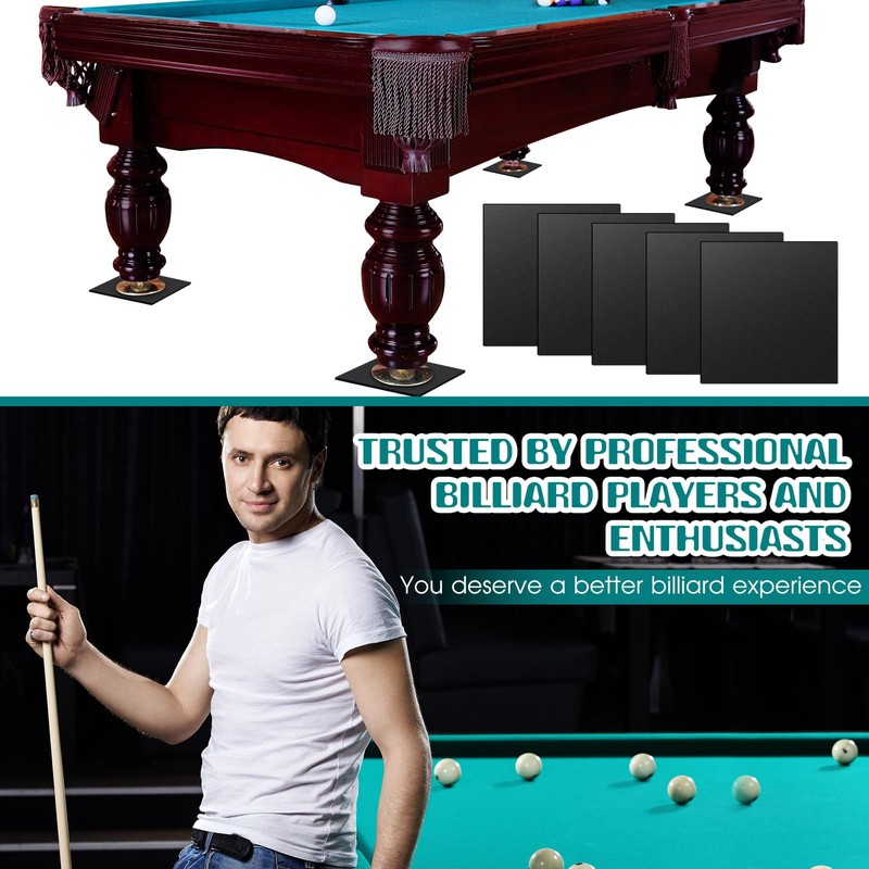 Haull 50 Pcs Billiard Pool Table Leg Shims 3" Diameter