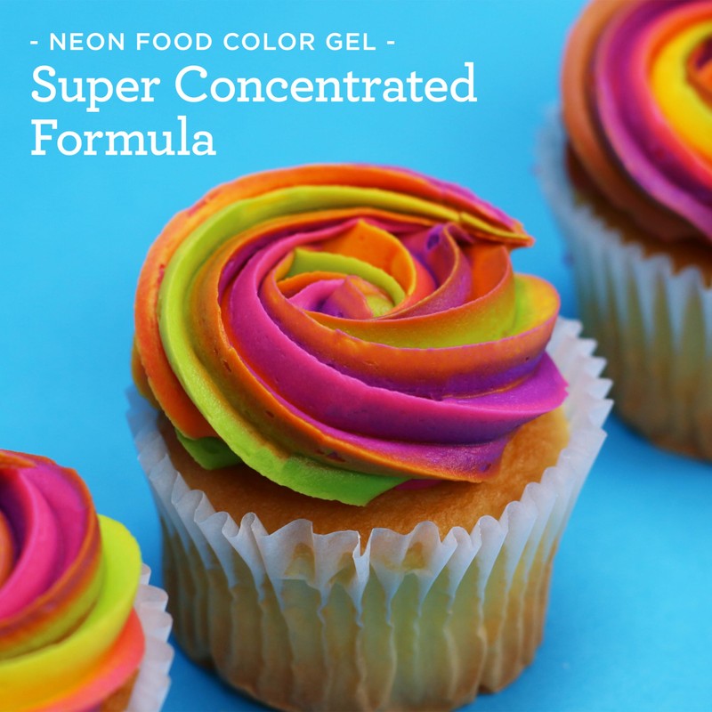 Satin Ice Food Color Liquid Gel Kit, 3.1 fl oz,