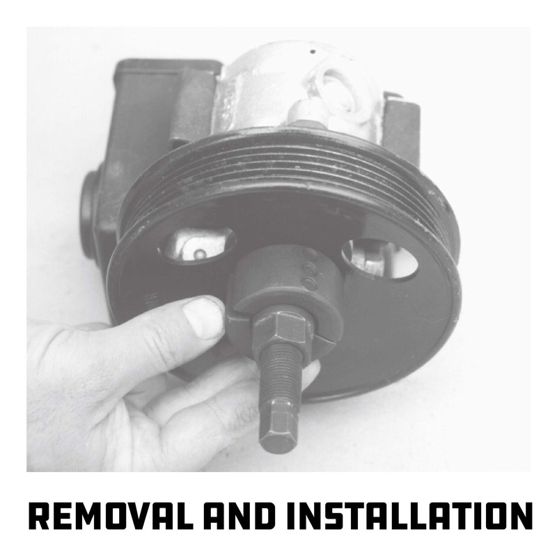 Powerbuilt Power Steering and Alternator Pulley Remove and Install Tool