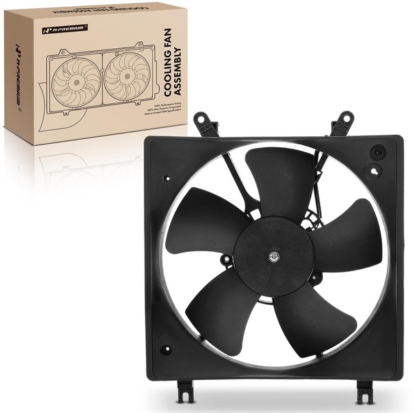 A-Premium Engine Radiator Cooling Fan Assembly Compatible with Select Chrysler,