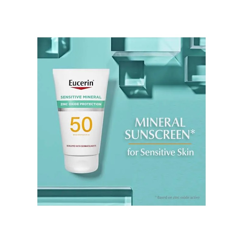Eurecin Sensitive Mineral 50 Spf Zinc Oxide Protection
