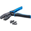 BGS 1412 Ratchet Crimping Tool, Black/Blue