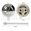 Double Flush Toilet Flush Button 50 mm, Replacement Push Button