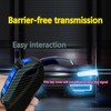 WKEDQAF Car ABS Plastic Key Fob Cover Silicone Button Key