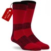 J.B. Field's Extreme -30 Below XLR Winter Sock (2 Pairs) (Red, X-Large (13-16 Shoe))