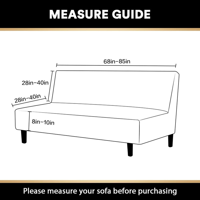 Stretch Armless Futon Cover Futon Slipcover Full Queen Size Futon