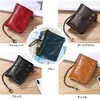 AMgrocery Men's Bi-fold Mini Wallet, Genuine Leather, Prevents Skimming, Menu,
