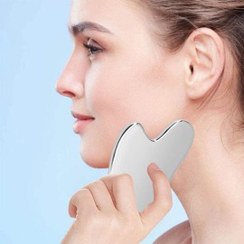 Gua Sha Stainless Steel, Gua Sha Face Massage, Guasha Face Roller, Massage Roller Face, Gua Sha Stone for Muscle Relaxation, Relieves Wrinkles for Face, Eyes, Neck, Body Care
