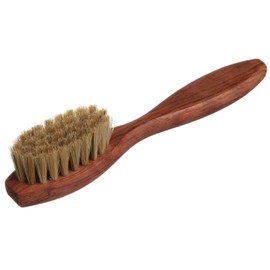 Saphir Spatula Brush - Bubenga Wood with Real Boar Bristle - Made in France (Light Bristles)