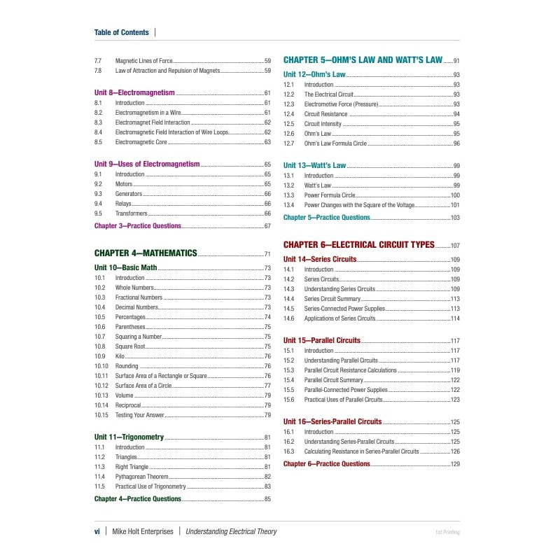 Mike Holt's Understanding Electrical Theory for NEC Applications Textbook