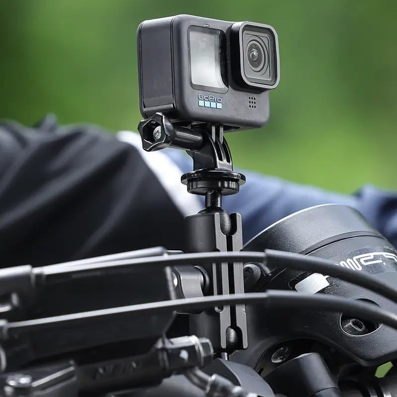 ULANZI Bike/Motorcycle Handlebar Clamp Mount For GoPro/Insta360 Action Cameras