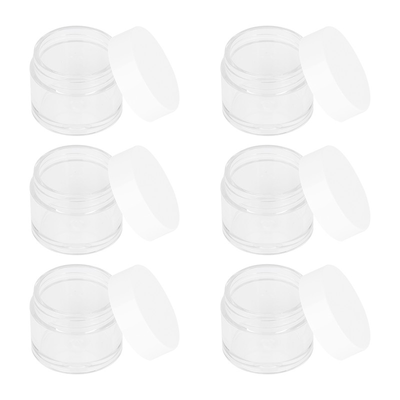 10Pcs 20g Round Empty Container Jar Refillable for Cream Cosmetic