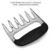 Bear Claws Meat Shredder, 2pcs Stainless Steel Meat Shredding Claws,