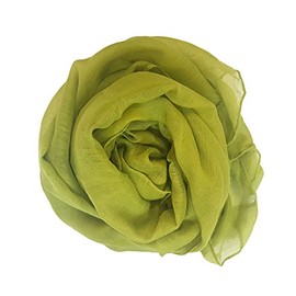 SoLine Solid Color Scarves Shawl Blanket Warm Warp lightweight Large Scarf for Women (Green)