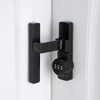 INIRET 2 Packs Black 90 Degree Barn Door Lock,Mechanical Password