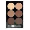 Bissú Contouring Powder Palette (6 colors) (02 Medium to Bronzed)