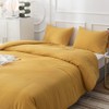 CLOTHKNOW Mustard Yellow Queen Comforter Set Yellow Bedding Comforter Sets