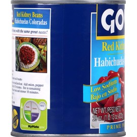 Goya Foods Low Sodium Red Kidney Beans, 29 Ounce (Pack of 12)