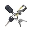 ZelariaX Key Ring Keychain, Super Durable, Zinc Alloy, Includes Carabiner,
